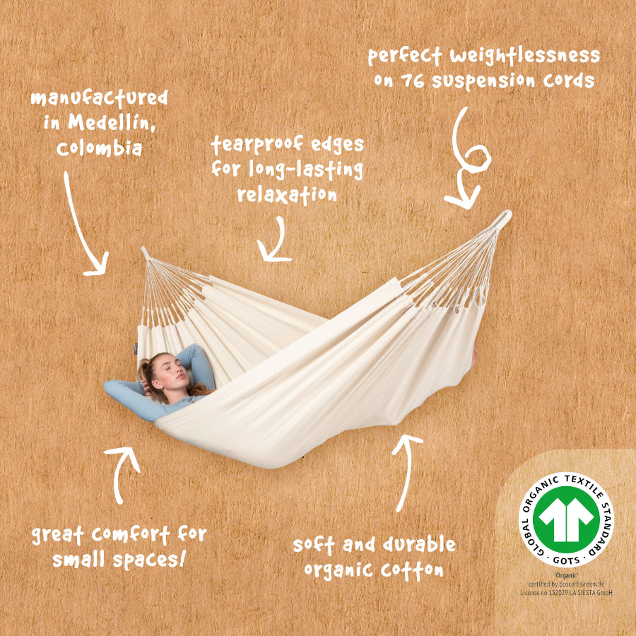 Hammock graphic with features