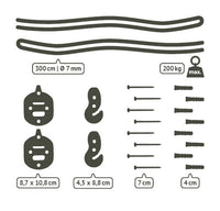 Hammock kit parts