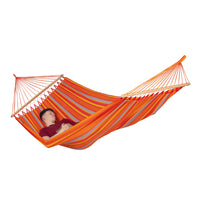 Spreader bar hammock in bright colours - La Siesta Toucan