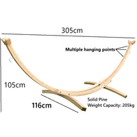 Hammock stand dimensions specification