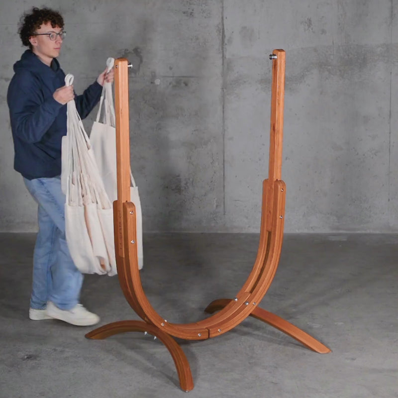 Hammock chair and stand product video