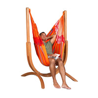 hammock chair toucan and wooden frame