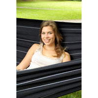 Black and white Brazilian cotton hammock