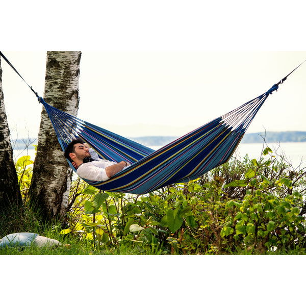 Weather-Resistant Single Hammock - Tahiti Ocean
