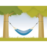 Easy tree hanging kit for hammock