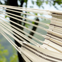 Arm cords on Brazilian made hammock