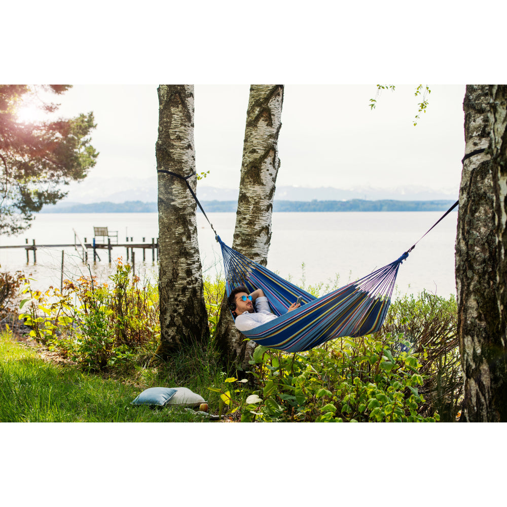 Weather-Resistant Single Hammock - Tahiti Ocean