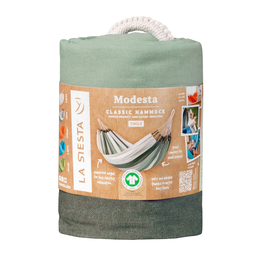 La Siesta Modesta organic cotton hammock range