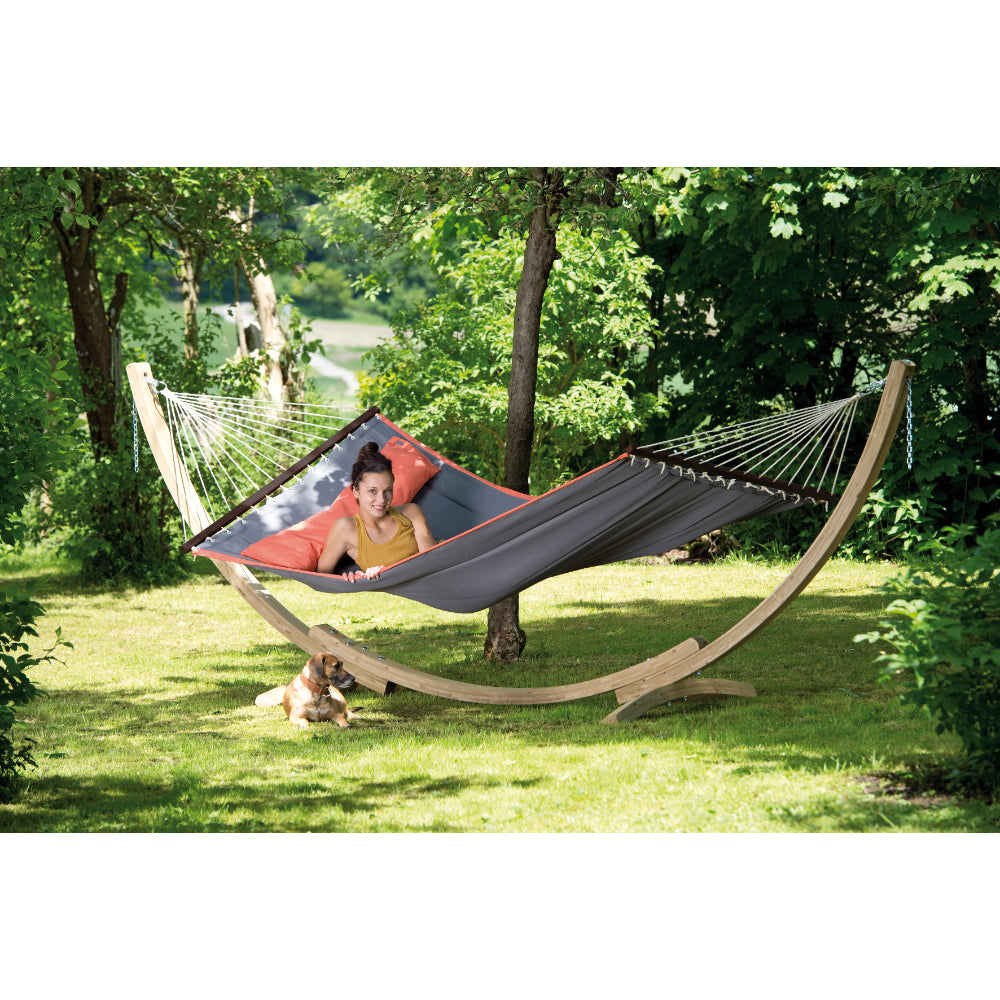 Spreader Bar Hammock - Double Size - Grey