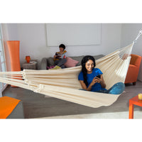 Hammock made from recycled cotton