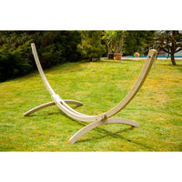 Curved Wooden Hammock Stand - Spruce