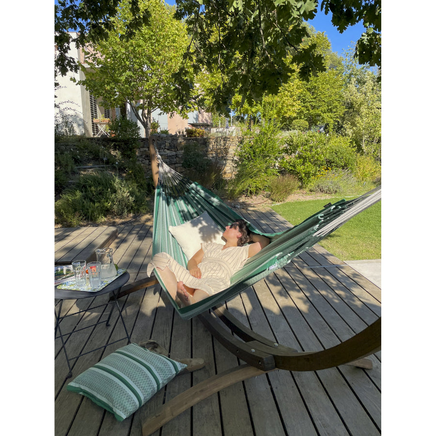 Restful hammock scene