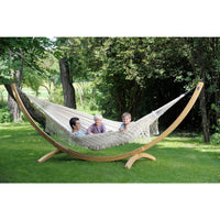 Curved Wooden Hammock Stand - Larch