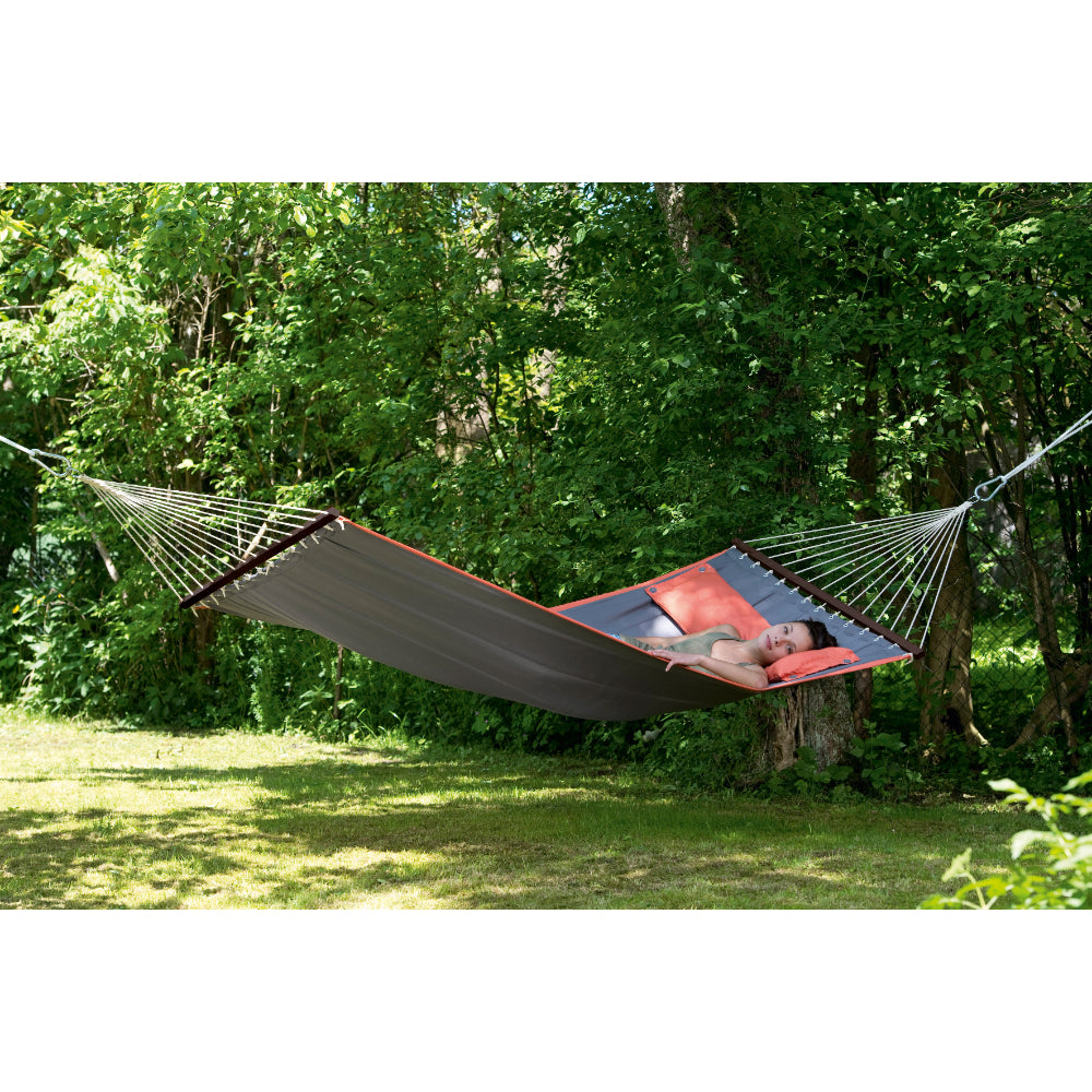 Spreader Bar Hammock - Double Size - Grey