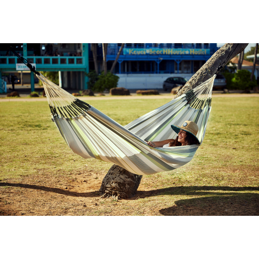 Weather-Resistant Double Hammock - Cedar