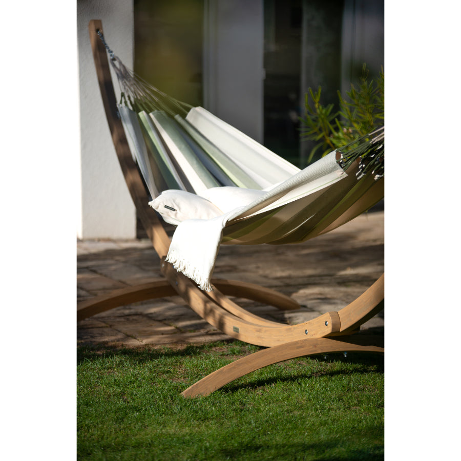 Weather-Resistant Double Hammock - Cedar